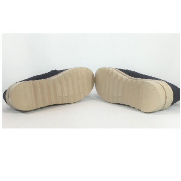 Navy Suede Platform Moccasins  (nearly new) - Picture 7 of 7